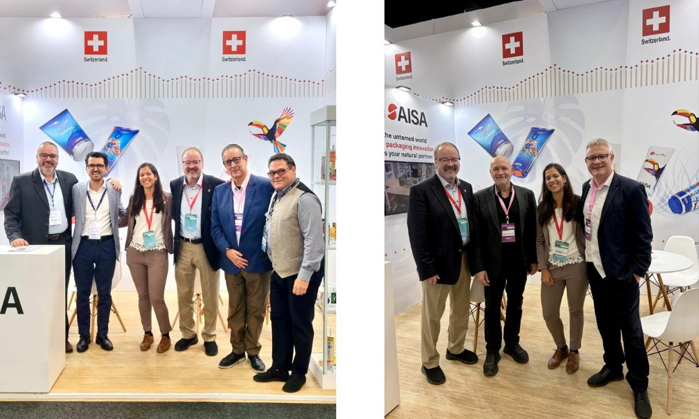 Besucher am Aisa-Stand während der FCE 2026